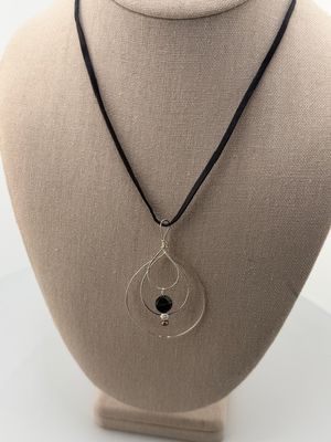 Sterling Silver Triple Loop Necklace