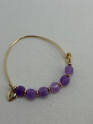 Sweetheart Spring Jade Bangle Artisan Bracelets