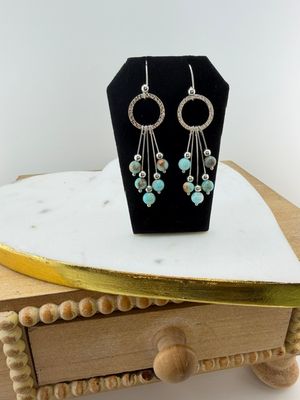 Sedona Sky Cascade Earrings - Southwestern Boho