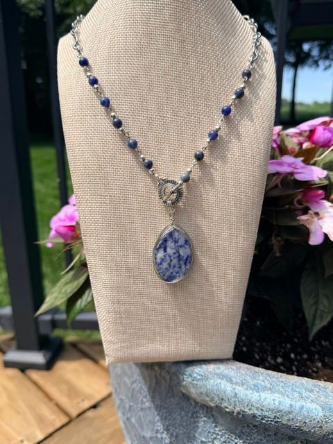 Indigo Earth Pendant