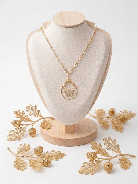 Trinity Gold Butterfly Pendant Necklace