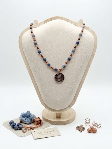 Copper Necklace - Country Sky &amp; Copper