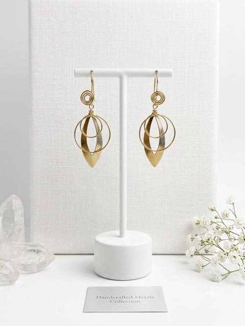 Aura Spiral Hoops Earrings