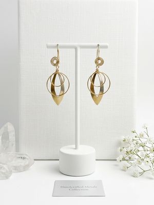 Aura Spiral Hoops Earrings
