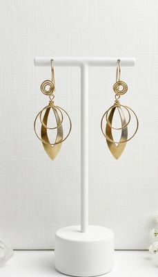 Aura Spiral Hoops Earrings