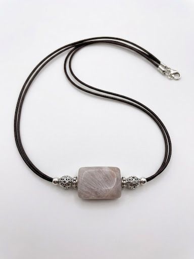Misty Rose Peruvian Opal Necklace