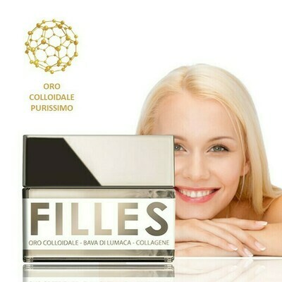 FILLES - Crema FERMATEMPO 50ml - Oro Colloidale, Bava di Lumaca e Collagene FILLES - Crema FERMATEMPO 50ml - Oro Colloidale, Bava di Lumaca e Collagene
