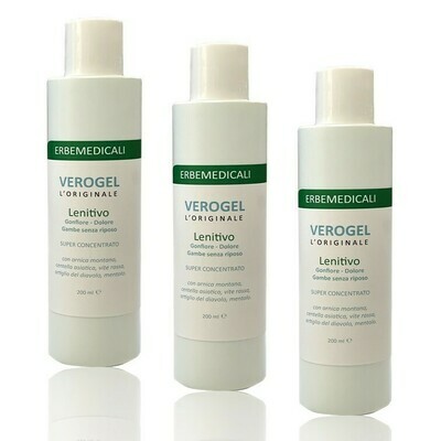 3 X VEROGEL LENITIVO DOLORE - 3 Confezioni 200ml 3 X VEROGEL LENITIVO DOLORE - 3 Confezioni 200ml