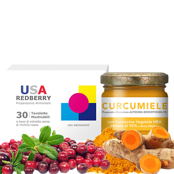 ALIMENTI FERMATEMPO BASE: 1 Usa Redberry + 1 Curcumiele 110g ALIMENTI FERMATEMPO BASE: 1 Usa Redberry + 1 Curcumiele 110g