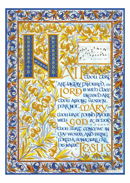 BATH ABBEY DIPTYCH - The angel greets the Virgin