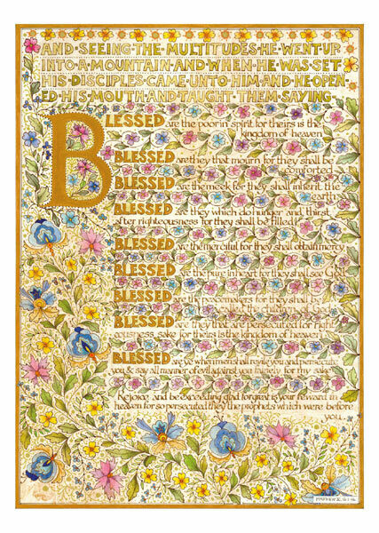 BATH ABBEY DIPTYCH - The sermon on the mount