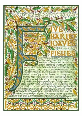 BATH ABBEY DIPTYCH - Loaves and fishes multiplied