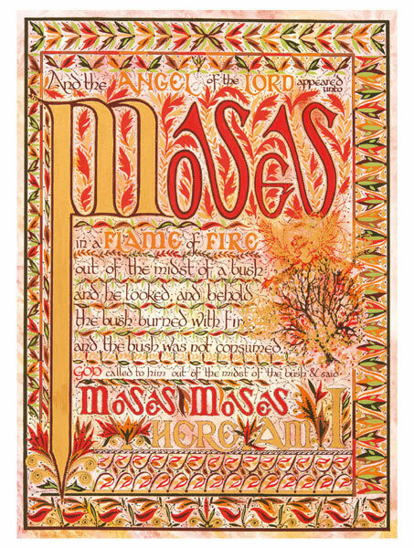 Let my people go - Moses and the burning bush