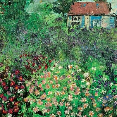 Garden Shed card by Anna Cumming