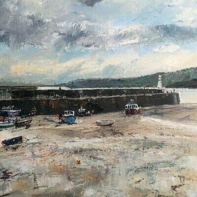 Low Tide St. Ives by Anna Cumming
