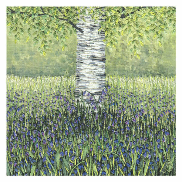 Jo Butcher - Bluebells embroidery