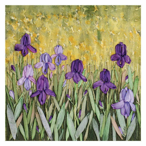 Jo Butcher - Irises Embroidery
