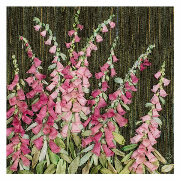 Jo Butcher - Foxgloves Embroidery