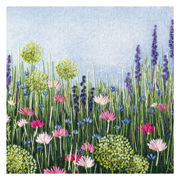 Jo Butcher - Mixed flowers Embroidery