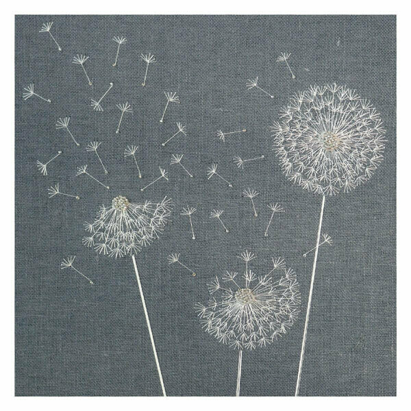 Jo Butcher - Dandelion seed head Embroidery