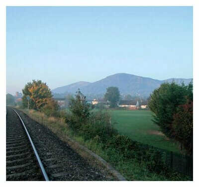 North Hill and the Beacon from the railway, Malvern