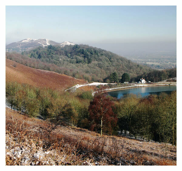 Towards the Beacon from British Camp. Malvern