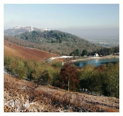 Towards the Beacon from British Camp. Malvern