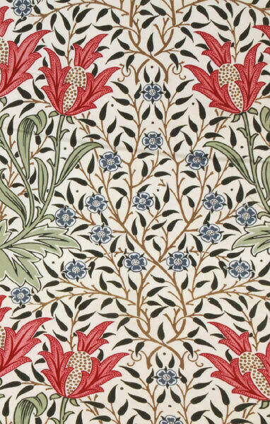 Williams Morris Bourne design - mini card