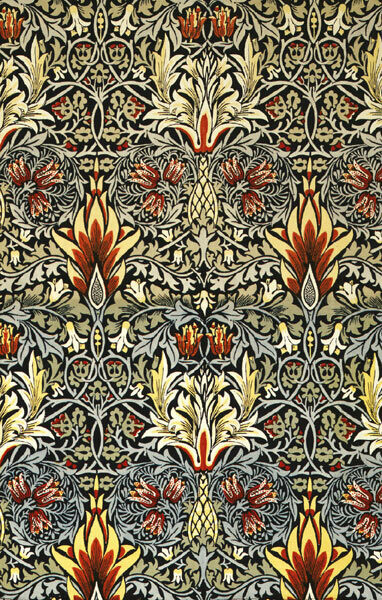 Williams Morris Snakeshead design - mini card
