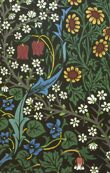 Williams Morris Blackthorn design - mini card