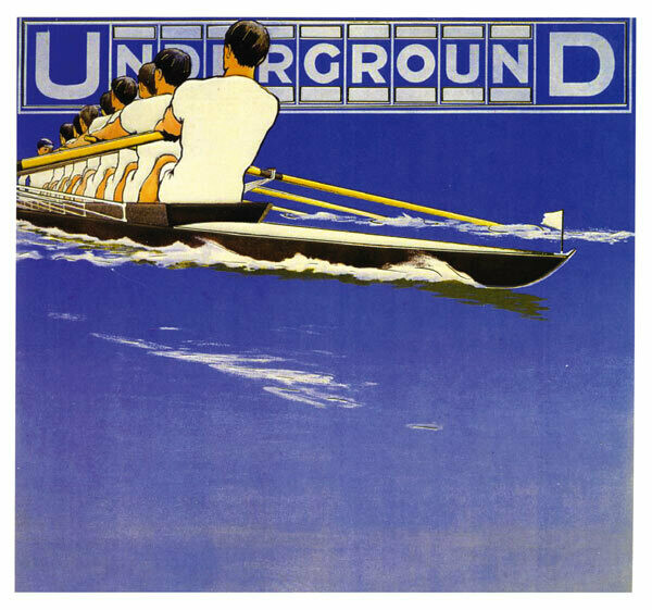 The Boat Race - underground poster