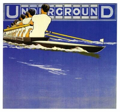 The Boat Race - underground poster