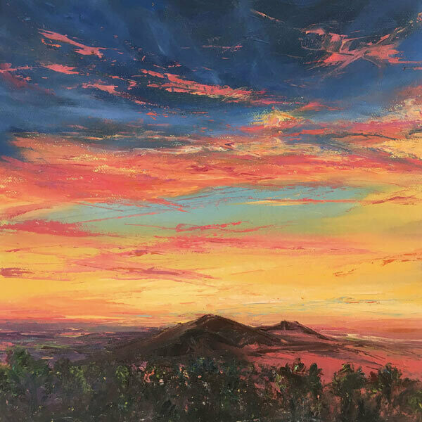 Sunset Malverns by Anna Cumming