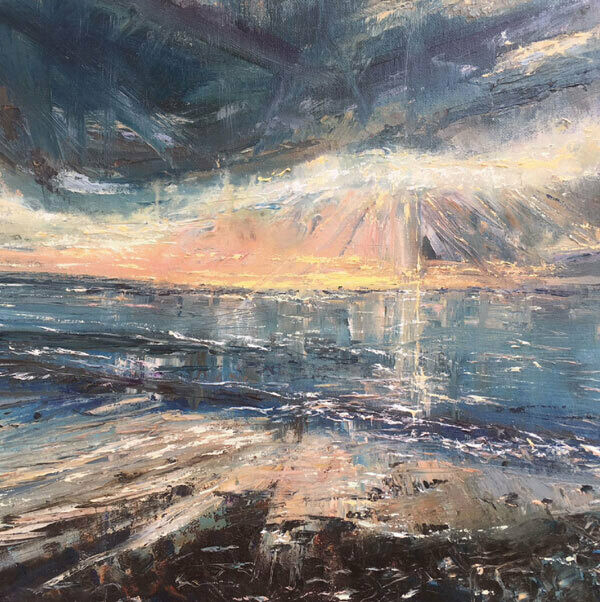 Sunset. Tenby by Anna Cumming