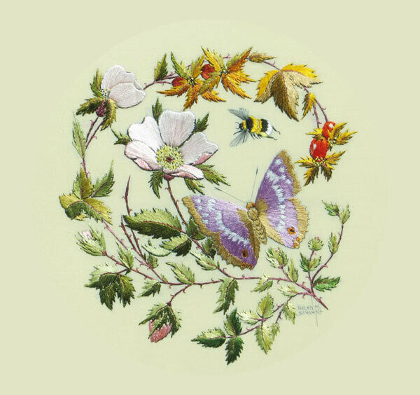 Helen M Stevens - Bee and Butterfly