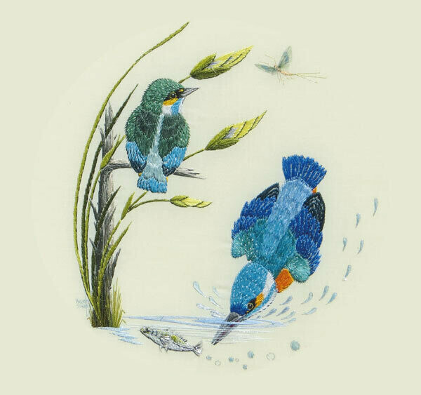 Helen M Stevens - Two Kingfishers