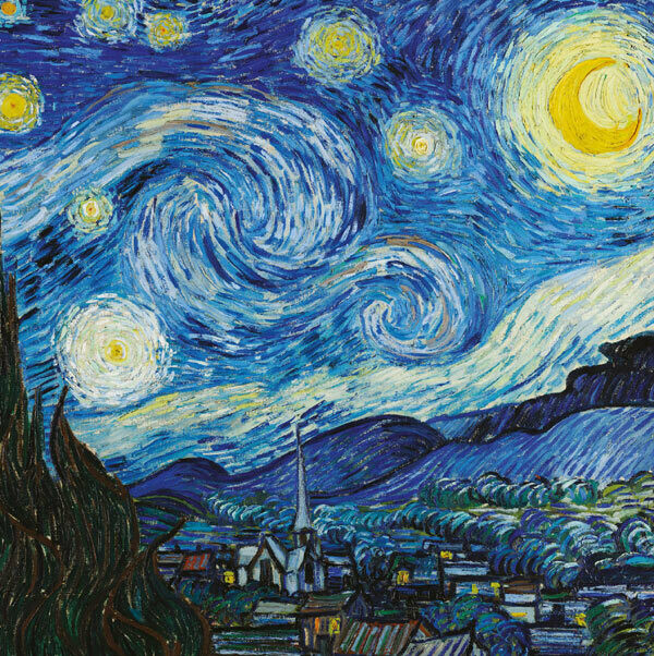 The Starry Night by Vincent Van Gogh