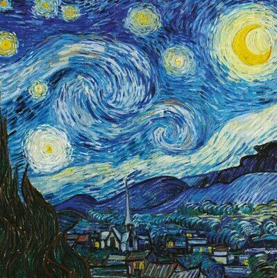 The Starry Night by Vincent Van Gogh