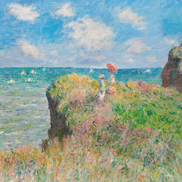 Cliff Walk at Pourville by Claude Monet