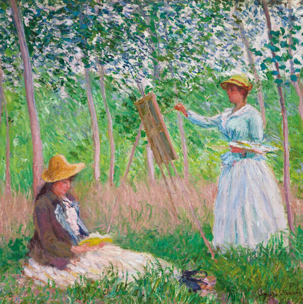 In the woods at Giverny by Claude Monet