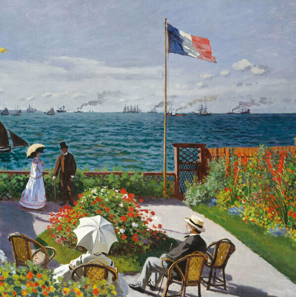 Garden at Sainte-Adresse by Claude Monet