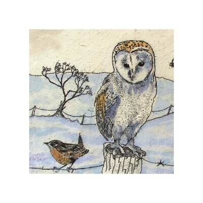 Owl in winter by Annabel Langrish