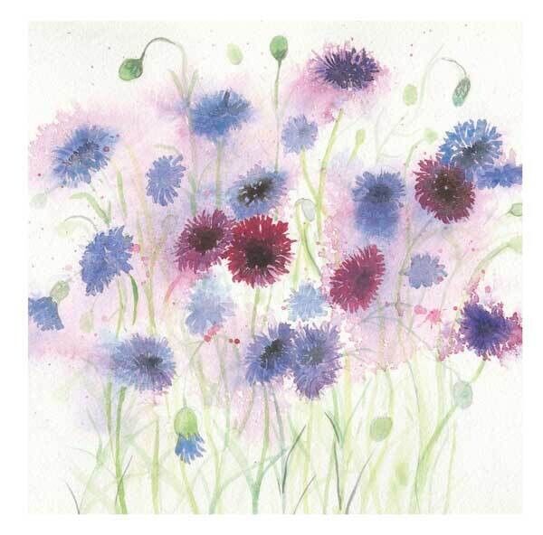 Penny Silverthorne - blue flowers
