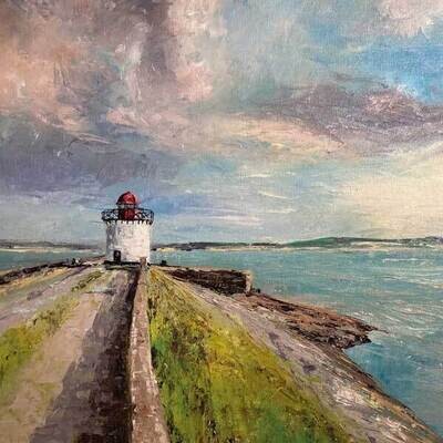 Burry Port lighthouse by Anna Cumming
