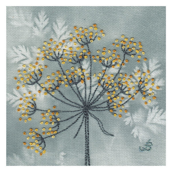 Jo Butcher - cow parsley - mini card