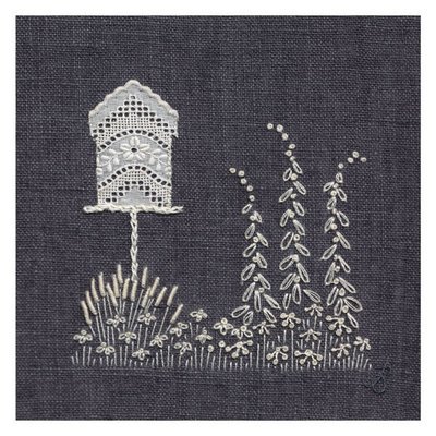 Jo Butcher - beehive at night - mini card
