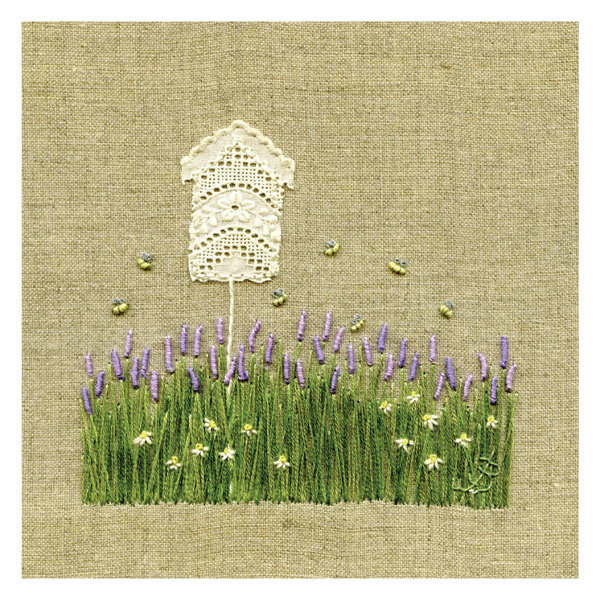 Jo Butcher - beehive and lavender