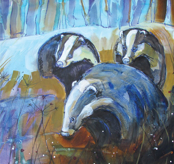 Annabel Langrish - badgers
