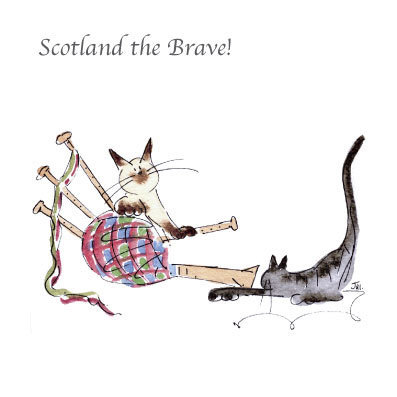 Musical Cats - Scotland the Brave