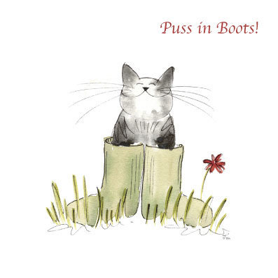 Garden Cats - Puss in Boots